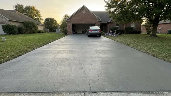 Concrete driveway installation in Bristol, WI